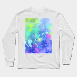 Paint splatter pattern Long Sleeve T-Shirt